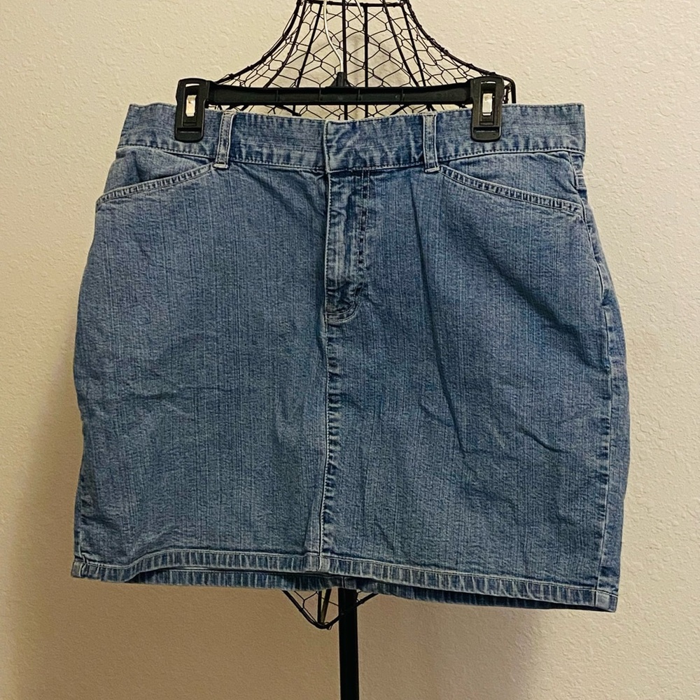 GAP Blue Casual Mini Pencil Skirt